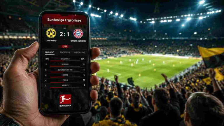 Bundesliga Ergebnisse heute live auf dem Smartphone: BVB führt 2:1 gegen Bayern München im ausverkauften Stadion