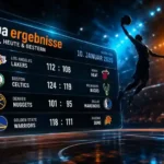  NBA Ergebnisse 2026 – Wo finde ich alle Spielstände live, heute und gestern?